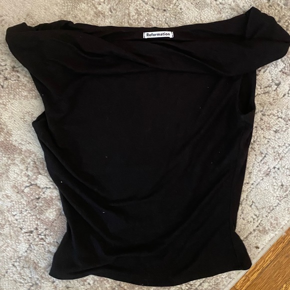 Reformation Cello Off shoulder knit top - Picture 3 of 5
